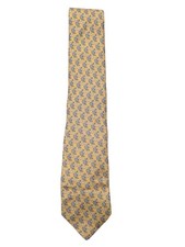 Vineyard Vines Martha s Vineyard Silk Tie Yellow Blue Sailboats Shep Ian