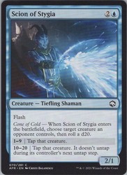 Scion of Stygia #70 Adventures in the Forgotten Realms (AFR) Common