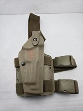 Used Safariland 6004 Holster Beretta M9 92 Fs M9A3 M9A4 Drop Leg Level 2 FDE RH