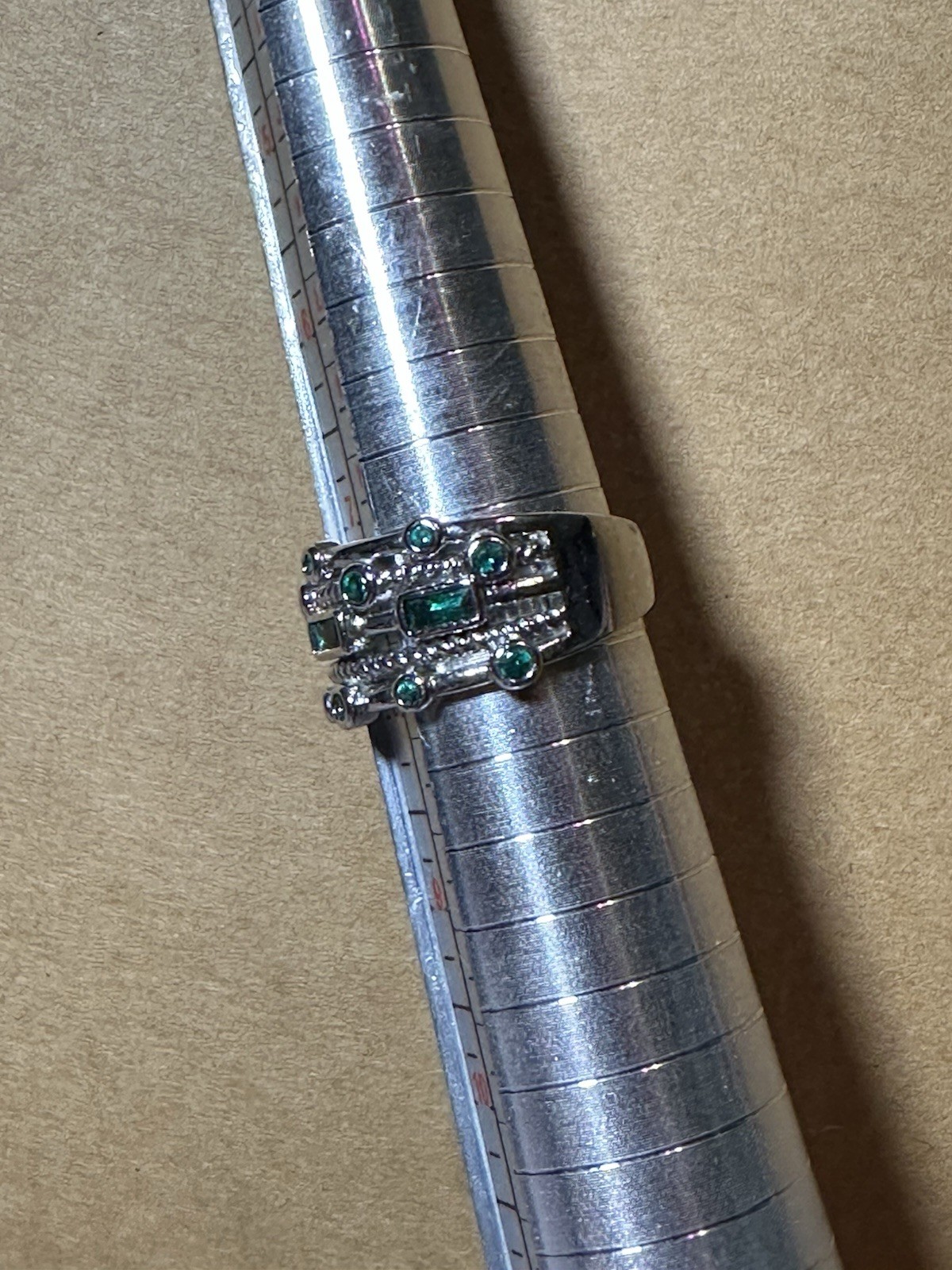 925 sterling silver Three stackable rings - image 10