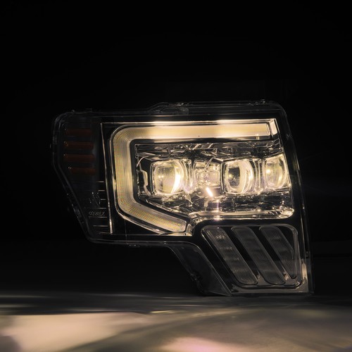 21-23 Ford F150 PRO-Series Halogen Projector Headlights Black | AlphaRex