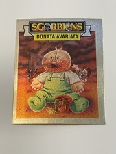 1990 Sgorbions Holidays Metallic Bad Breath Seth / Foul Phil Garbage Pail Kids