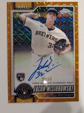 Jacob Misiorowski Chrome 2026 Orange Refractor /25 Auto