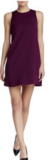 Alice + Olivia Serina Alpine Purple Open Back Dress M