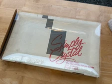 Simply Crystal - No. 3420 12 x 20-Inch Rectangle Server