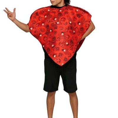 Valentinstag Herz Kostüm Kostüm Cosplay für Maskerade Urlaub Rollenspiel