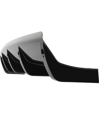 For Audi A3 A4 A5 A6 C7 Rear Bumper Diffuser Valance Spoiler Splitter Shark Fin