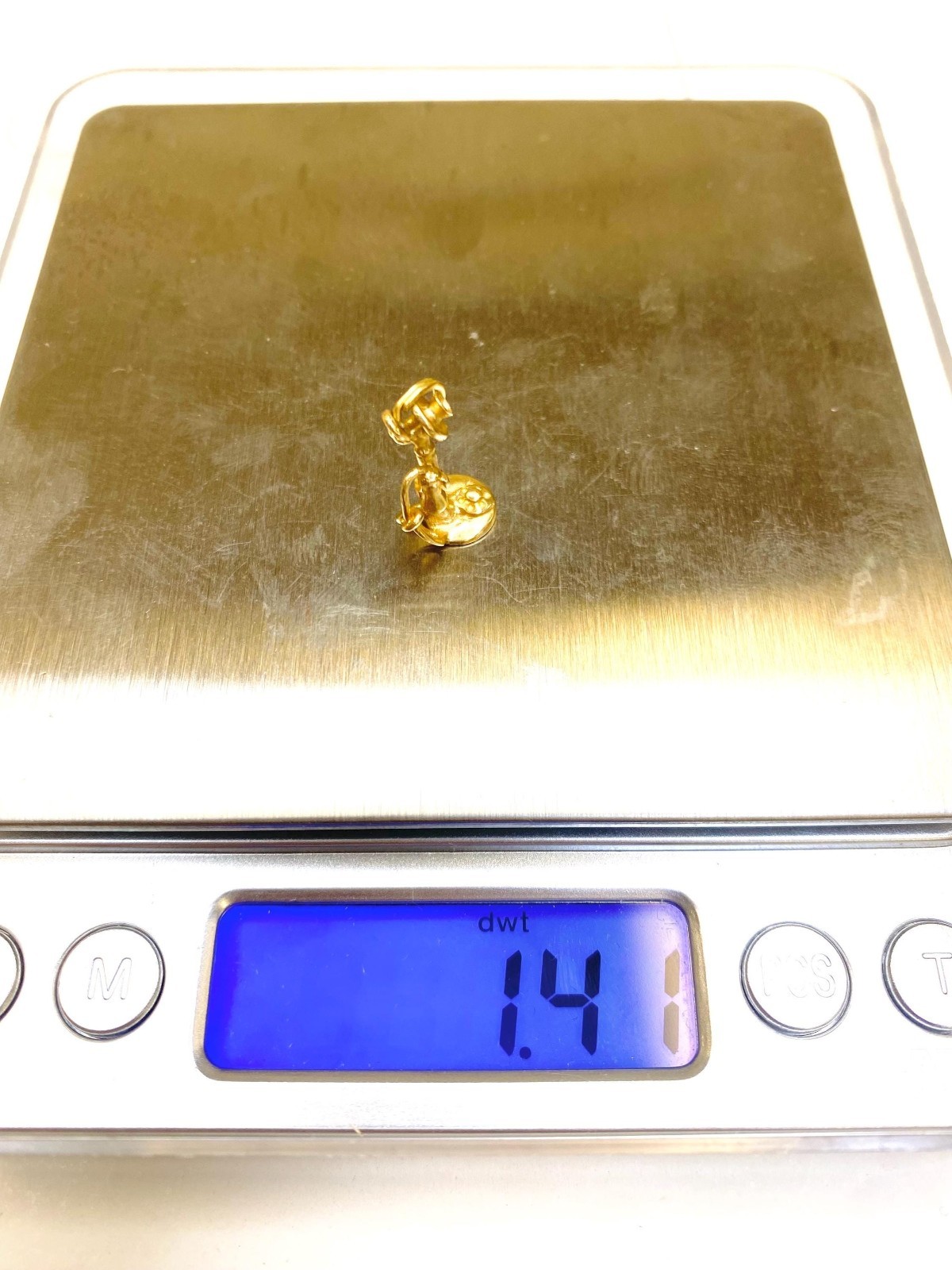 Vintage solid yellow gold Candlestick Rotary Phon… - image 7