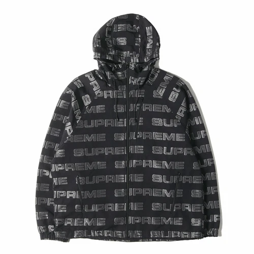 Veste Supreme Taille : L 21AW Logo Motif Ripstop Hooded Track (Logo Occasion BEEG 0