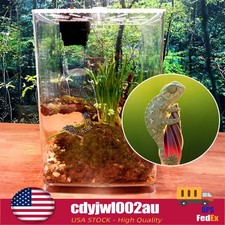 Large Acrylic Reptile Terrarium Gecko Lizard Spider Vivarium Enclosure Tank