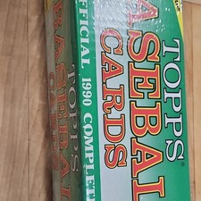 Topps 1990 Baseball Complete Set Sealed Box MLB 792 Cards Base Set Vintage