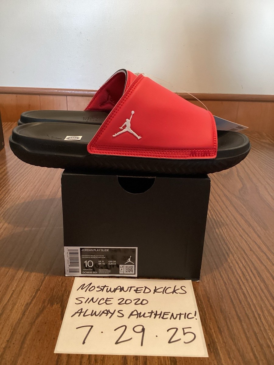 DS 2022 Nike Air Jordan Jumpman Slide University Red Black