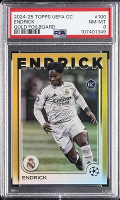 2024-25 TOPPS UEFA CLUB COMPETITIONS GOLD FOILBOARD #100 ENDRICK