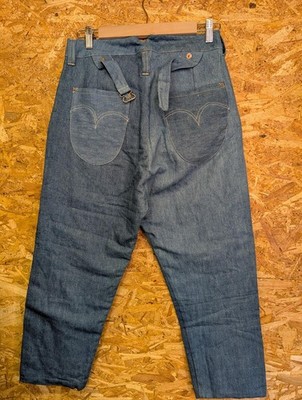 Levis RED Picker Jeans W28 Redline Selvedge Seide gefüttert Hanf Baggy Japanese
