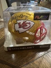 Kansas City Chiefs Christian Okoye Autographed Riddell Flash Mini Helmet Beckett