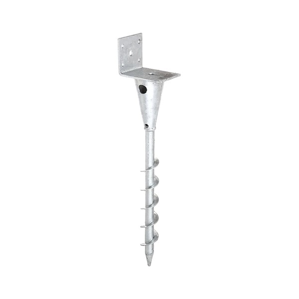 Alberts Einschraub PfostenträGer FüR HöLzer Bis 90X90Mm, Stahl Feuerverzinkt-image