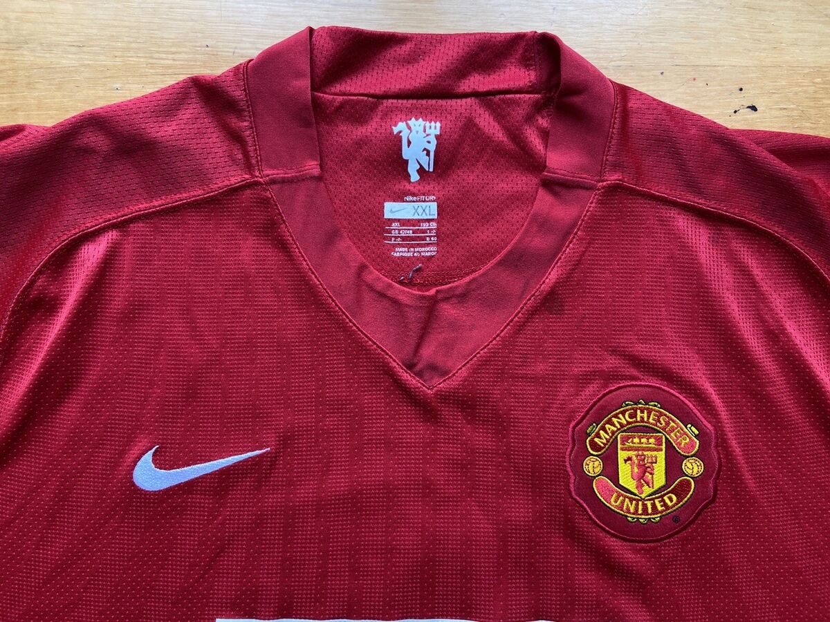 MANCHESTER UNITED 2007 2009 HOME SHIRT JERSEY NIKE 237924 MANCHESTER UNITED 2007 2009 HOME SHIRT JERSEY NIKE 237924
