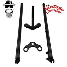 Replacement Bicycle Triple Tree Fork Legs Left&Right, Top Tube, Or Bracket Black