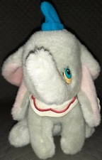 Disney 12" Dumbo Elephant Blue Hat Stuffed Plush Animal Toy Play Doll