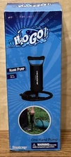 New H2OGo Air Hand Pump 12" Large Air Chamber for Rapid Inflation-3 Adapters
