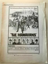 The Hawaiians Pressbook 1970 Charlton Heston, Tina Chen