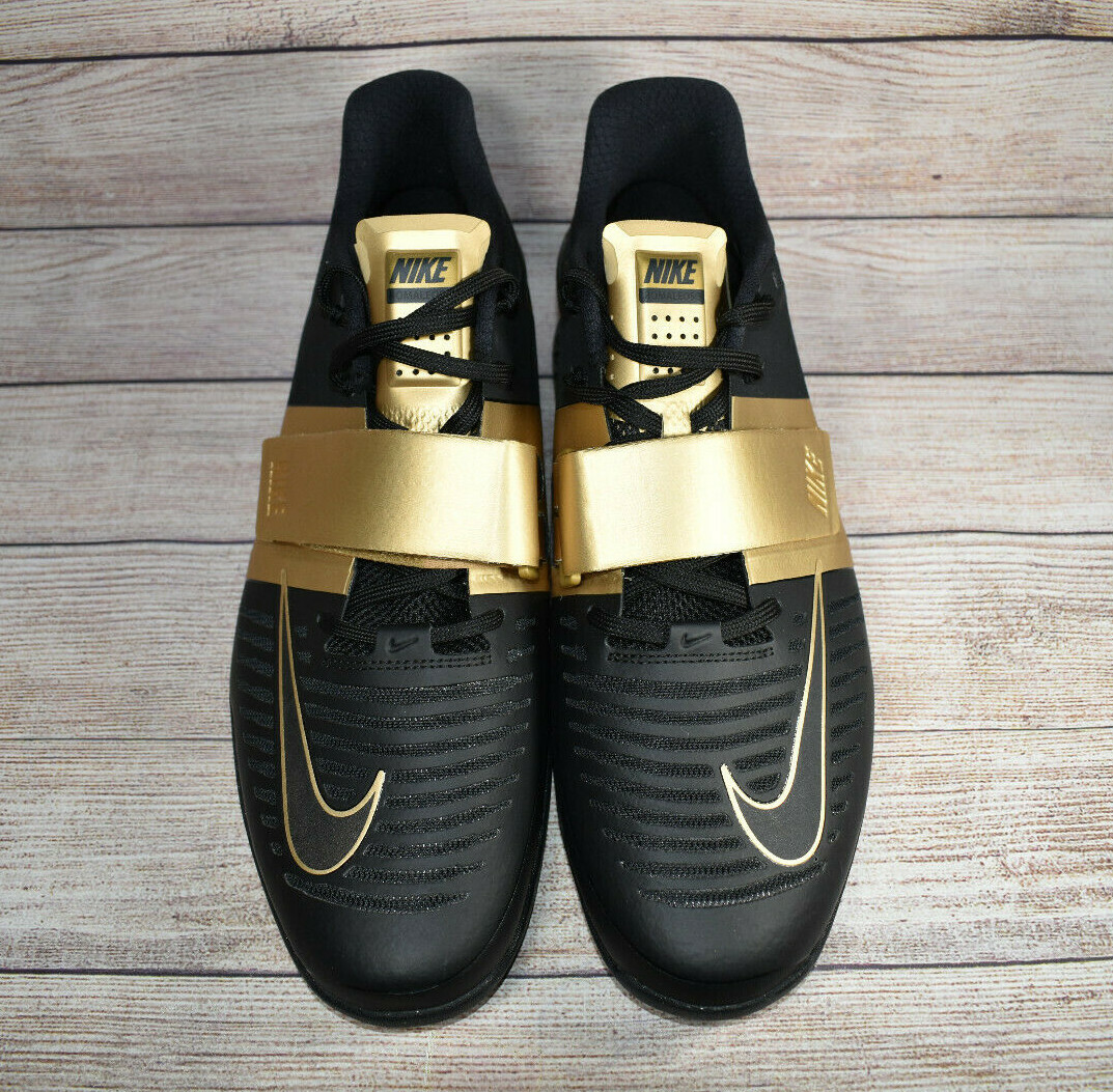 nike romaleos black and gold