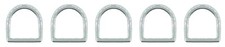 3/8 inch D Rings-Nickel Plate Zinc-Diecast-for use with 3/8" webbing