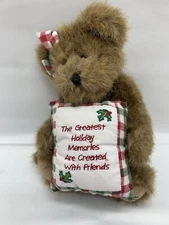 Boyds Bears Collection Holiday Memories Friends Plush Embroidered