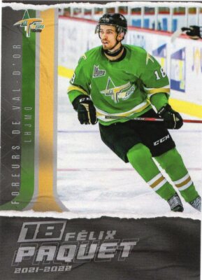 Felix Paquet 2021-22 Val d'Or Foreurs