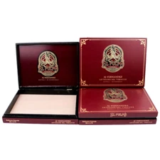 Lot of 3 El Pulpo Belicoso Grande Empty Wood Cigar Box 9" x 6.75" x 1.75"