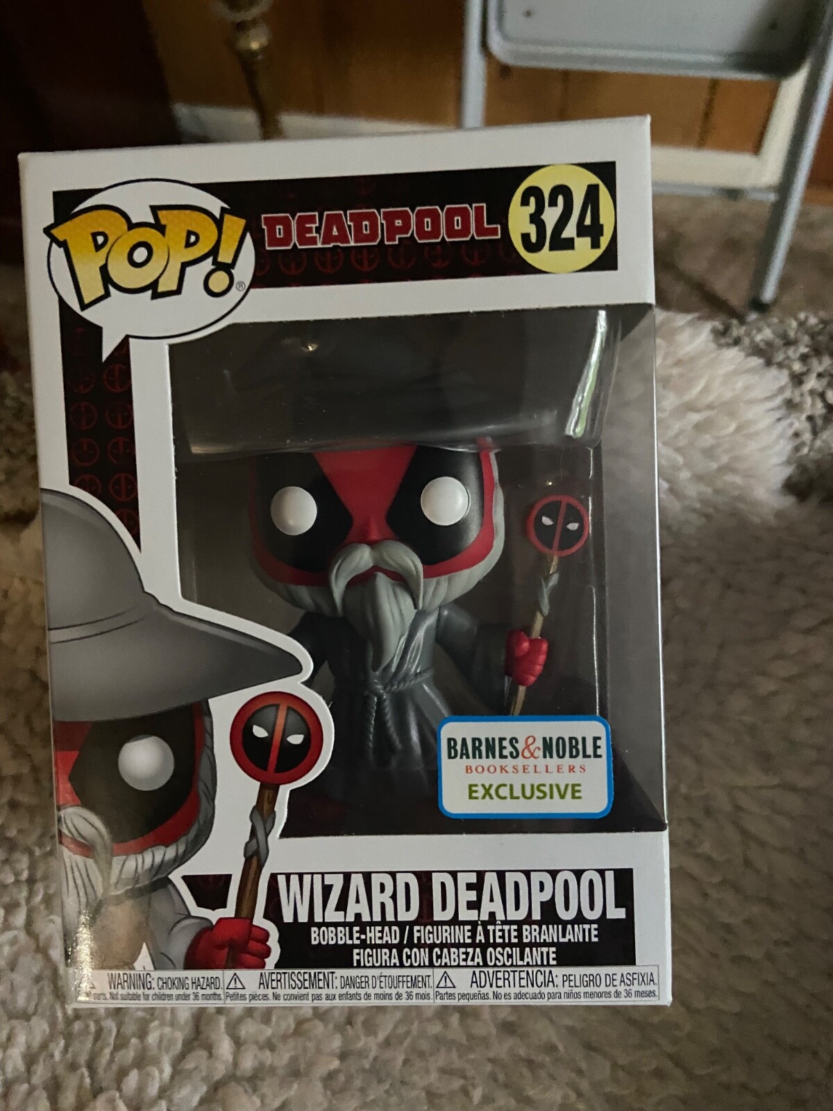 Funko Pop!- Marvel- Deadpool- Wizard Deadpool- 324- Barnes &Amp; Noble Exclusive