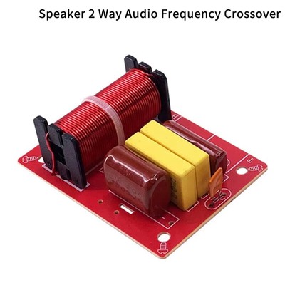 80W 2Way Crossover Filter Module HiFi Speaker Treble Bass Dual Frequency Divider