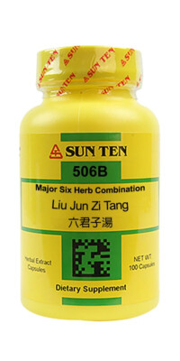 Sun Ten - Major Six Herb Combination Capsules / Liu Jun Zi Tang / 六君子湯