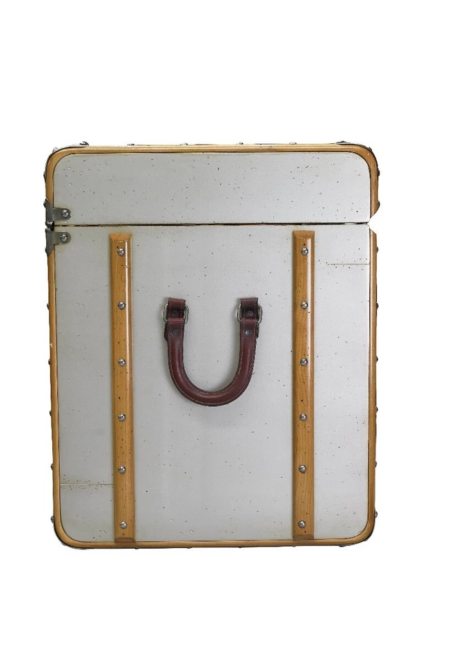 Authentic Models Beistelltisch "Koffertruhe" in silber, limitiert MF079S - Bild 4 von 4