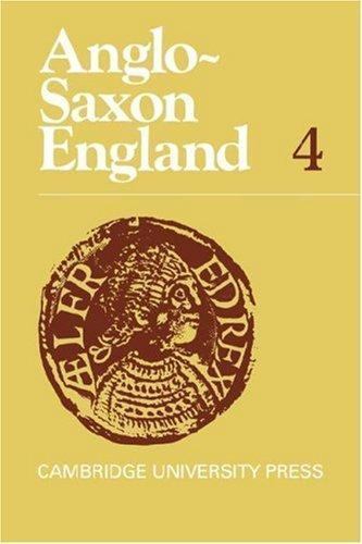 Anglo-Saxon England Clemoes Paperback Cambridge University Press Volume 4