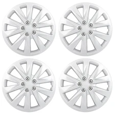 15 Inch Set of 4 Wheel Covers Full Rim Snap On Hub Caps Fits R15 Tire & Steel