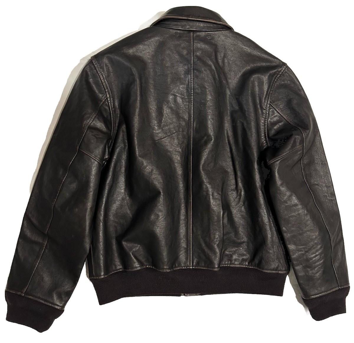 Polo Ralph Lauren Leather Bomber Jacket. Size XL | eBay
