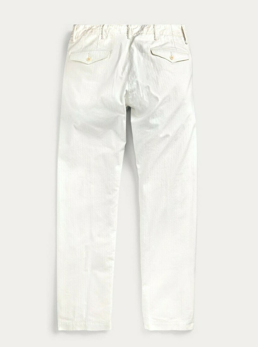 RRLラルフローレンREPAIR CHINO TROUSER size32 Vintage RRL Ralph Lauren Double RL Pants Men 33x32 Beige