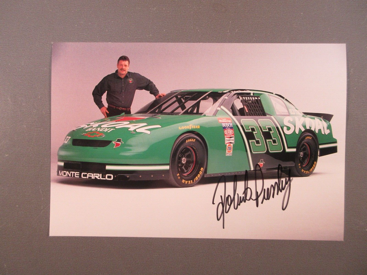 SIGNED Robert Pressley #33 Skoal NASCAR Hero Card | eBay