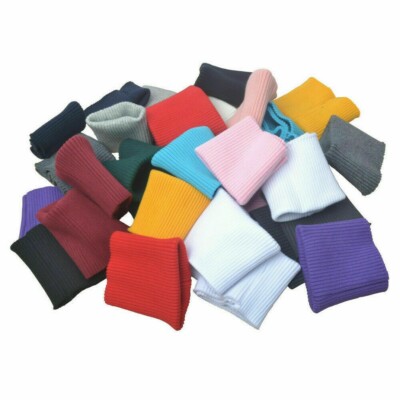 Baumwolle Stretch Strick Ripp Pullover Bündchen Beinöffnung Jersey Rippborte Stoff