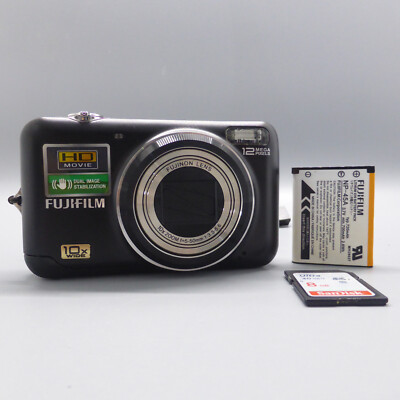 Fujifilm Digital Camera FinePix JZ310 12.0MP Black Tested *Read*