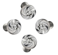 1911 Torx Grip Screws - All Silver Spiral Design 1911 Screws Grip Screws1911