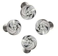 1911 Torx grip screws -  All Silver Spiral design, 1911 screws, grip screws,1911