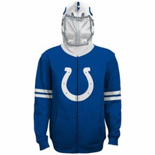 NWT Youth Indianapolis Colts Full-Zip Helmet Hoodie
