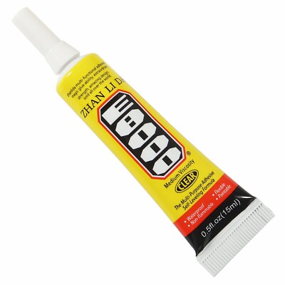 E-8000 Multipurpose High Performance Industrial Glue Semi Fluid Transparent 