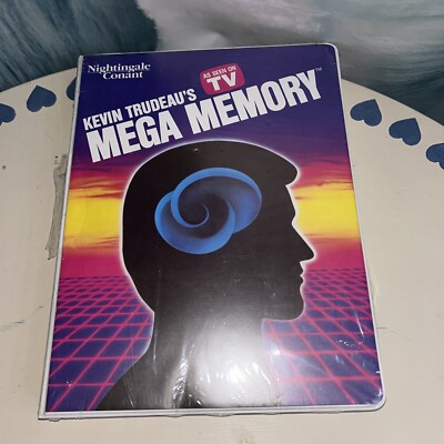 Kevin Trudeau's Mega Memory Program Audio Cassettes w/ Workbook GD 8 Cass Tapes