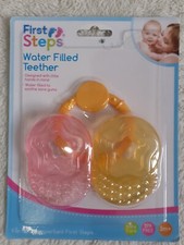 Baby Teether Teething Ring Water Filled BPA Free Soothe Sore Gums Boys  Girls