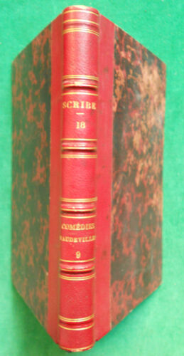 EUGENE SCRIBE THEATRE 1857 COMEDIES ET VAUDEVILLES 9 RELIE - Imagen 1 de 6