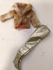 Vintage Barbie Doll Fab Fur Clothes