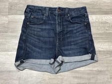 American Eagle Curvy Super Hi-Rise Shortie Jean Shorts Women  s Size 6